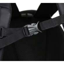 ACO Backpack Bag Men's Women's Semi Waterproof Notebook Reinforced Resistant Anti-Theft Padlock - 黑色 - 查看 9
