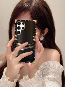 1 Ốp điện thoại chống sốc, chống rơi và chống trượt họa tiết kim loại thời trang tương thích với Apple IPhone 16 Pro Max/15 Pro Max/15/14 Plus/14 PM/14/13/12/11/XR và Galaxy S24+/S24 Ultra 5G/S24 FE/S24/S23 Ultra/S23/S22/S22/S21 & OPPO A79 5G. Thiết kế bảo vệ nhiều lớp, được phụ nữ ưa chuộng, Ốp bảo vệ chống sốc sáng tạo, lý tưởng làm quà tặng sinh nhật/ngày lễ tình nhân cho bạn gái/bạn trai - Nhiều màu - Xem 2