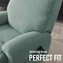 Funda para sillón reclinable, fundas elásticas para sillón reclinable tipo niño perezoso, fundas elásticas para sofá, 1 pieza protector de muebles con elástico en la parte inferior para perro, niños, funda para sillón reclinable - Multicolor - Ver 3