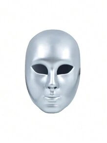 1 chiếc 4 mặt nạ DIY thiết kế trơn khác nhau, phù hợp cho nam và nữ khi hóa trang, nhập vai, cosplay, Halloween, tiệc Giáng sinh và làm quà tặng sinh nhật - mặt nạ - Xem 9