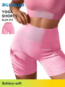 GEMCHO Shorts met schroefdraad Basic Zacht nauwsluitend Ademend Running Gym Workout Shorts Zomer
