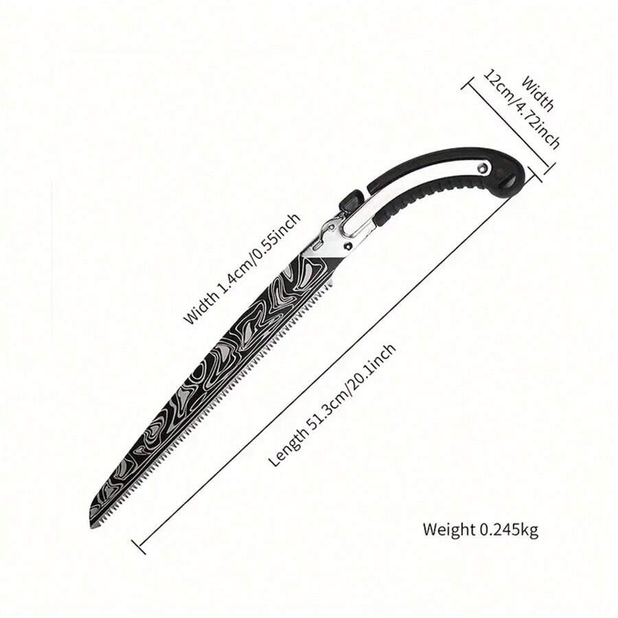 Pruning Saw With Sheath Safety Guard, 20Inch Garden Hand Saw, SK5