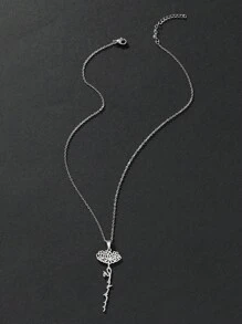 1 Chiếc Vòng Cổ Tên Cá Nhân Thời Trang Lovers, Thẻ Treo Hình Học Bằng Thép Không Gỉ Lovers, Vòng Cổ Tùy Chỉnh Phù Hợp Với Phụ Nữ, Quà Tặng, Trang Phục Hàng Ngày, Người Bạn Tâm Giao - Bạc - Xem 19