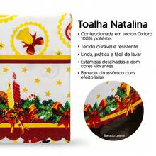 Beautiful CHRISTMAS/CHRISTMAS Oxford Printed Tablecloths - 科爾05 - 查看 5