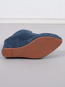 Women Wedge Platform High Heel Ankle Boots