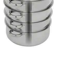 5-Layer 28cm Pot Steamer Multi-Layer Cookware Pot Cookware Stainless Steel Pot - 銀色 - 查看 10