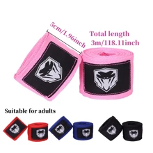 2 pièces Bandages d'entraînement de boxe, bandages de sport, pour l'entraînement de sanda, de kick boxing