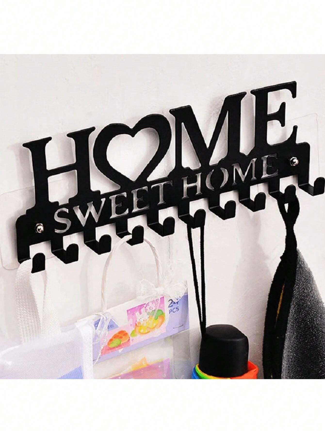 Wall Mounted Sweet Home Decorative Key Holder, Key Wall Hook, Creative