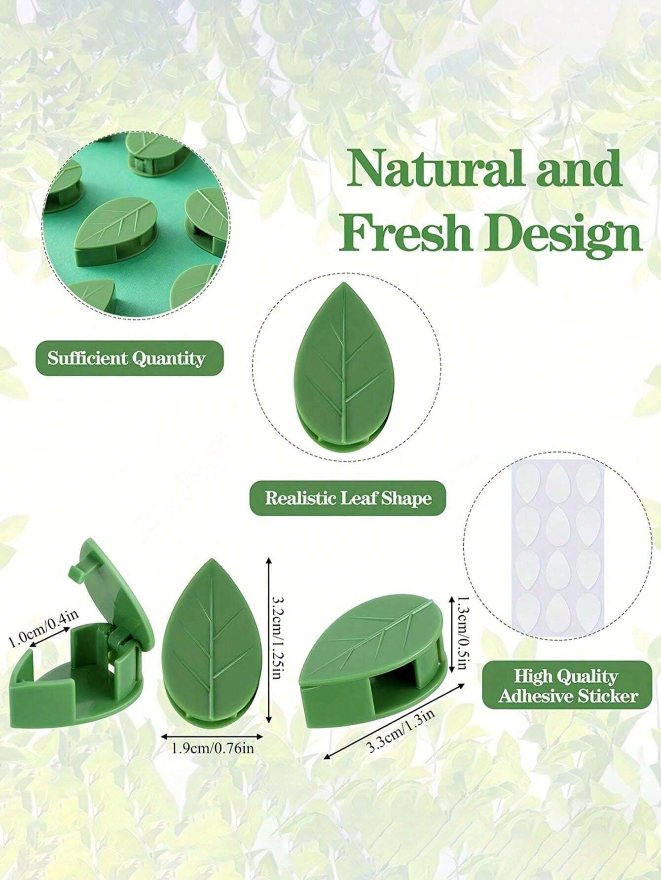 10pcs, Plant Climbing Wall Fixture Clips, SelfAdhesive Plant Fixing