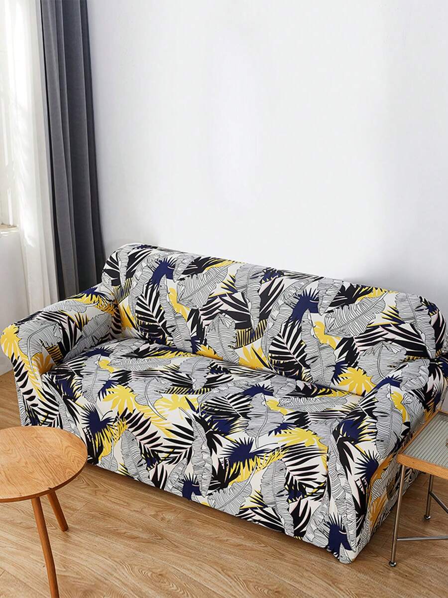 1 件印花沙发套防污防尘沙发套家具装饰四季通用 - 彩色 - 查看 1