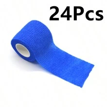 1/6/8/12/24/36 Stuks Verpakking Zelfklevende Bandage Elastische Zelfklevende Bandage Gekleurde Sport Tape Veterinaire Band Enkel Tape Tattoo Grip Tape Tattoo Zelfklevende Tape Tattoo Grip Tape Wikkel Elastische Bandage Wikkel Voor Tattoo Grip Tattoo Pennen Tattoo Benodigdheden Voor Tattoo Beginners En Ervaren Tattoo Artiesten