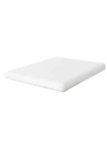 1 Piece Mattress Protection Cover White/Blue/Beige 138cm X 188cm X 18cm With Double Zipper Against Dust Mites, Dirt - 米色 - 查看 5