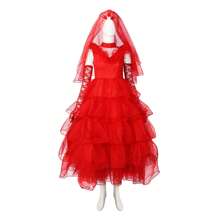 The Amazing Dillat Cosplay Dress-Up Halloween Costume Halloween Costumes Red Wedding Dress Activities COS Costumes - A - View 11