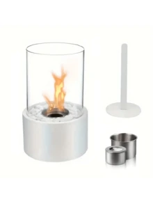Tabletop Fire,Table Fireplace, Stainless Steel Small Portable Fireplace Stove, For Housewarming Gift, Birthday Parties & Family Nights, Premium Decoration Gift For Home, Yard & Balcony