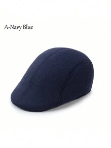 3 Styles Winter Men's Warm Berets Women Retro Thickened Forward Hat Newsboy Caps