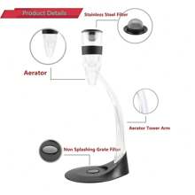 Ensemble Complet Magie Décanter Aérateur à Vin de Luxe Filtre Avec Support