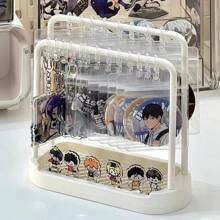 金牌展示架、收藏品展示架、卡片套、壁挂展示架、文件展示架 - 1個展示架+20鉤子+20袋子 - 查看 1