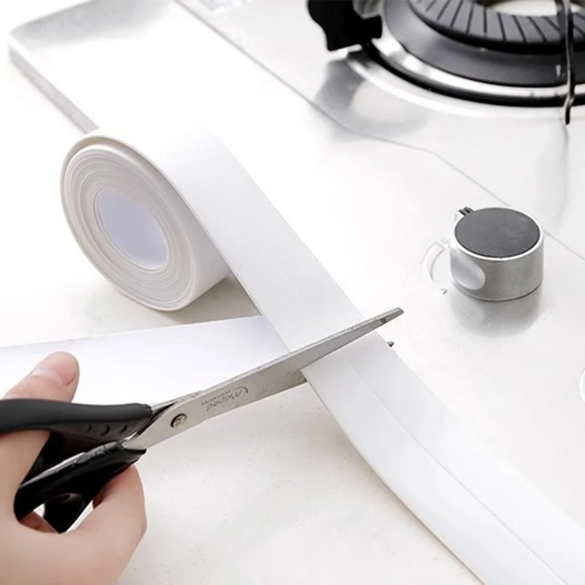 1pc MultiLength Bathroom And Toilet Caulking Tape, SelfAdhesive