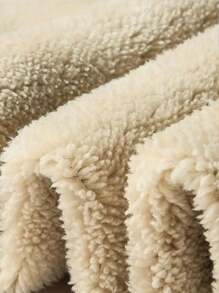 男友风男士冬季保暖内衬抽绳腰宽松运动裤，印花休闲运动长裤，罗纹下摆 - 黑色 - 查看 7