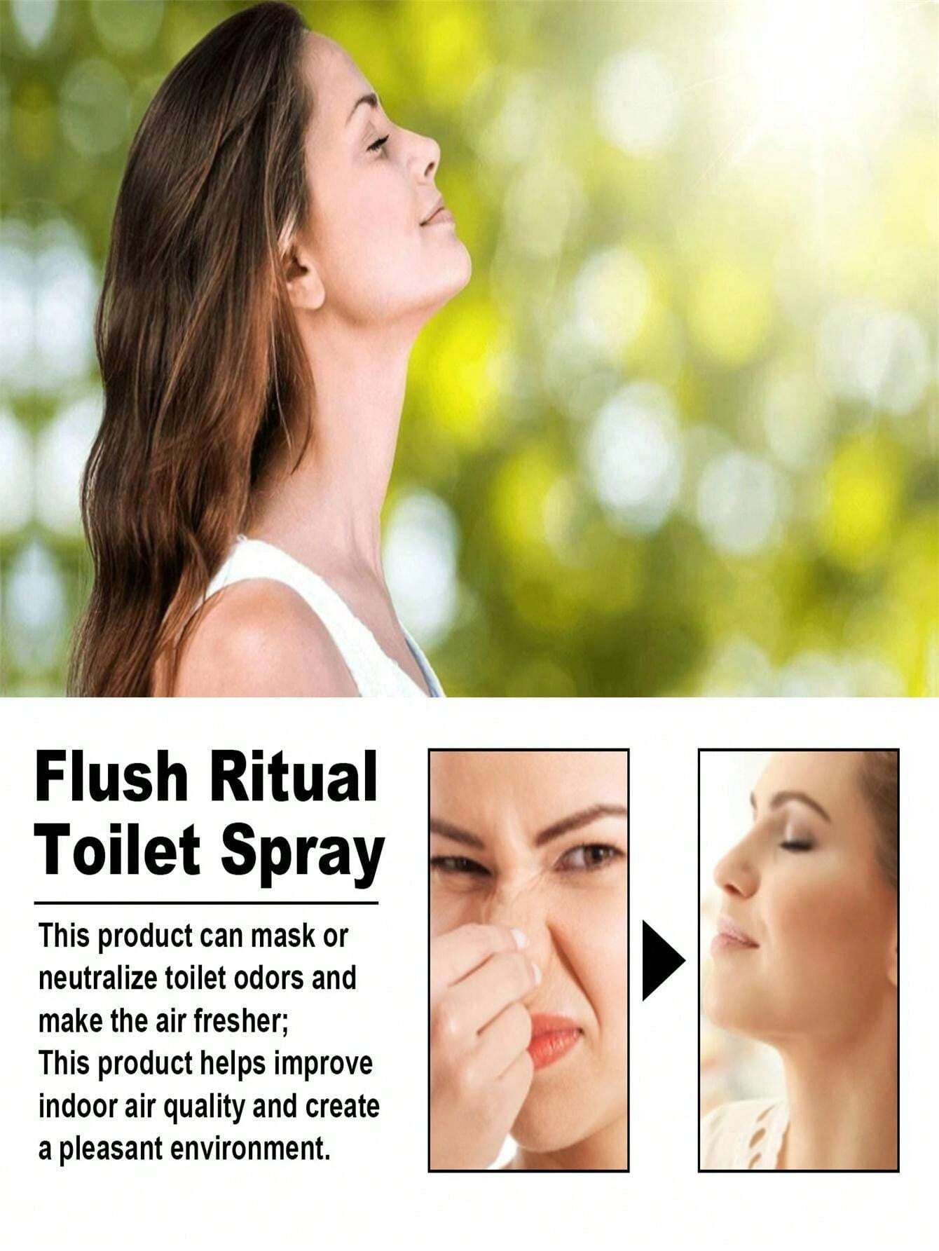 Aromatic Fresh Toilet Spray Indoor Odor Removal, Lavender Fragrance