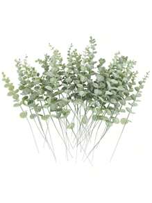 10pcs Golden Eucalyptus Plastic Eucalyptus Leaves Holiday Celebration Christmas Decoration Wedding Home Fake Flower Arrangement Wedding,Room Decor,Home Decor,Water Bottle,Birthday Decorations,Bathroom Decor,Decor,Flowers,House Decor,Living Room Decor,Flower,Table Decor