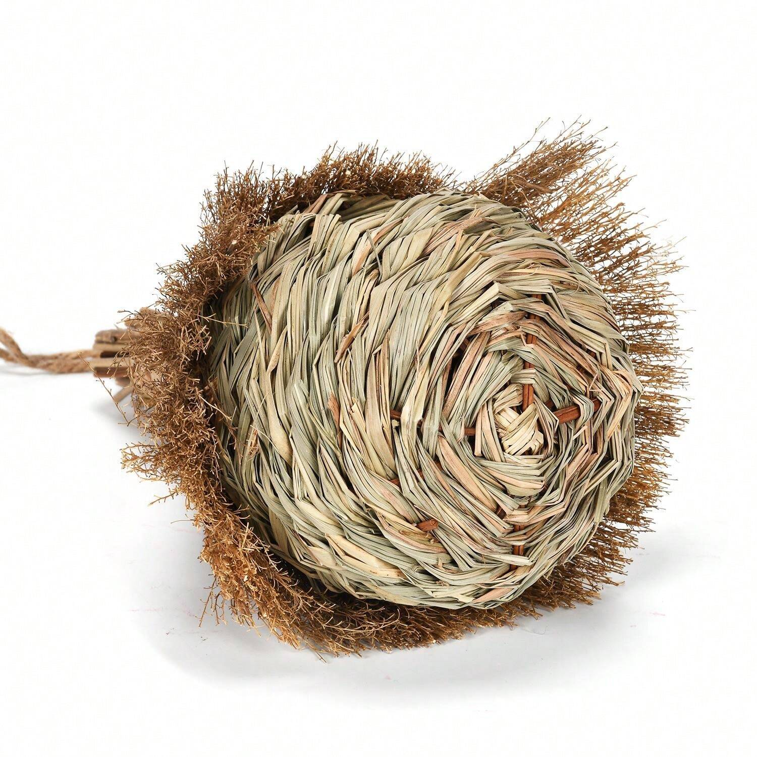 1 Pack Hummingbird House, Hand Woven Bird Nest For Outdoors Hanging