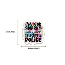 100pcs Funny Sarcastic Slogan Graffiti Stickers For Decoration, Suitable For Guitar, Notebook, Luggage, Computer, Motorcycle, Skateboard Back To School