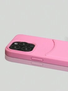 Apple 1 rosa Mode Kartenetui Anti-Rutsch PU Leder Ständer Handyhülle kompatibel mit IPhone16 15 14 13 12Pro Max Plus
