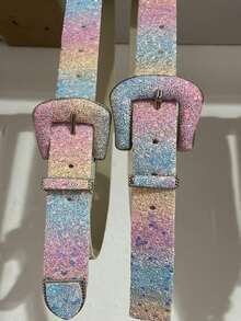 Miguxas Kids Rainbow Children's Belt With Glitter - Size 95cm - SIZE 4 To 12 Years - Nhiều màu - Xem 4