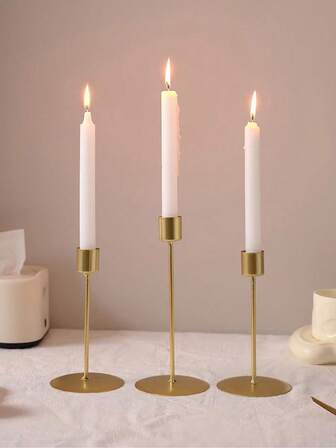 1 Box White Long Stemmed Scented Candles, Christmas Atmosphere Decoration Candles, Handmade Fragrance Gift Candle Display