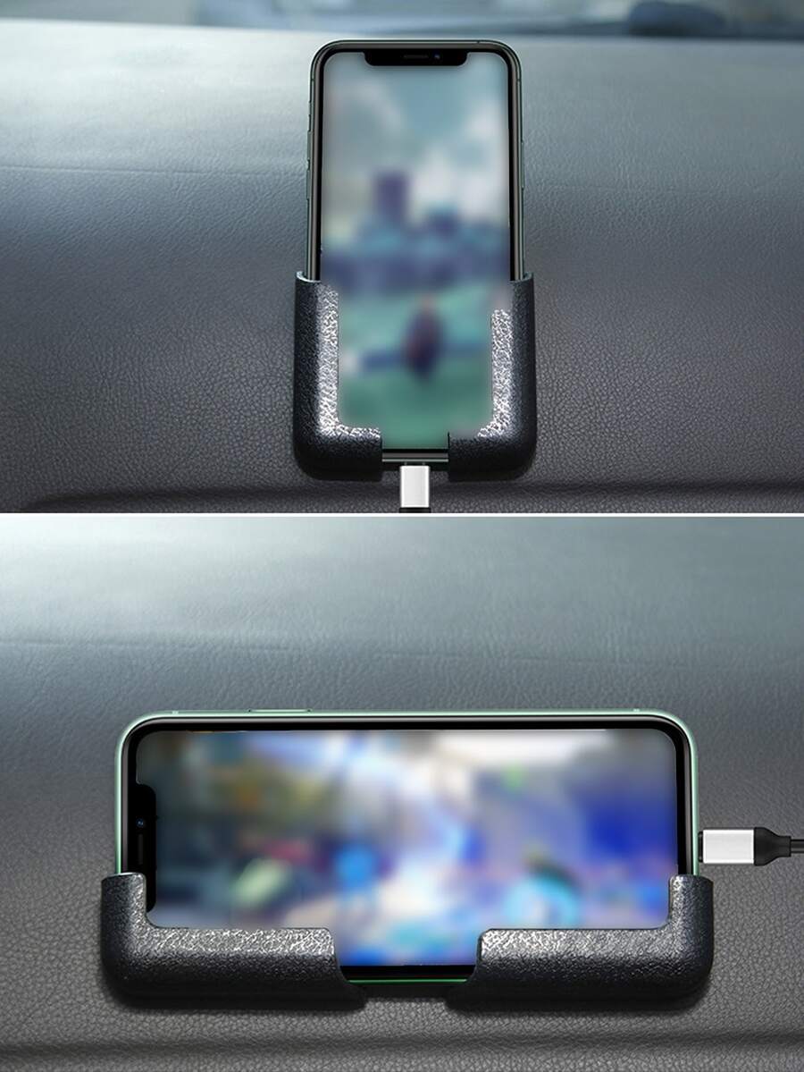 1 件通用新型车载手机支架，粘合式车载手机支架 - 彩色 - 查看 1