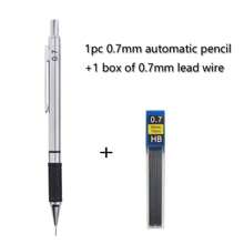 2pcs Automatic Mechanical Pencil Set, With 0.5/0.7/0.9/2.0mm Lead Refills, Suitable For Writing, Drawing, Designing, School & Office Supplies, Back To School Essential - one-size - View 9