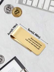 1 stuk geldclip met aangepaste tekst, gepersonaliseerde geldclip gegraveerd, geldclip met aangepaste handschriftvingerafdruk, gepersonaliseerde geldclip van roestvrij staal, cadeau voor echtgenoot, cadeau voor bruidsjonkers, jubileumcadeau voor papa, cadeau voor Vaderdag, cadeau voor grootvader, op maat gegraveerd handgemaakt cadeau voor Vaderdag, huwelijkscadeau, cadeau voor papa, uniek cadeau voor hem.