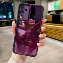 1 pièce Coque de téléphone transparente applicable au Redmi A3 Note 13 Pro Plus 5G Poco X6 avec protection de l'objectif de la caméra - Prune - Voir 14