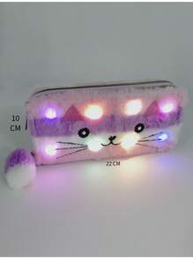 Cartera grande de moda para mujer o niña de peluche en forma de animalitos. - Multicolor - Ver 3