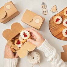 9Pcs Mini Sized Christmas Metal Cookie Cutter Set, Jam Sauce Biscuit Molds For Baking Christmas Tree, Heart, Snowflake, Star, Shooting Star, Bell, Gingerbread Man Christmas Christmas Decorations Christmas Pajamas Christmas Gifts Christmas Decor - Silver - View 7