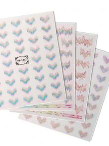 1Tờ 3D Vàng Bay Bầu Trời Dải Băng Dán Móng Tay Nghệ Thuật Miếng Dán Thanh Trượt Keo Dán Móng Tay Tự Làm Sơn Móng Tay Miếng Dán Làm Móng - Nhiều màu - Xem 5