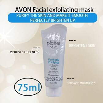 Avon Dead Sea Minerals Facial Detoxifying Exfoliating Scrub Mask, 75ml