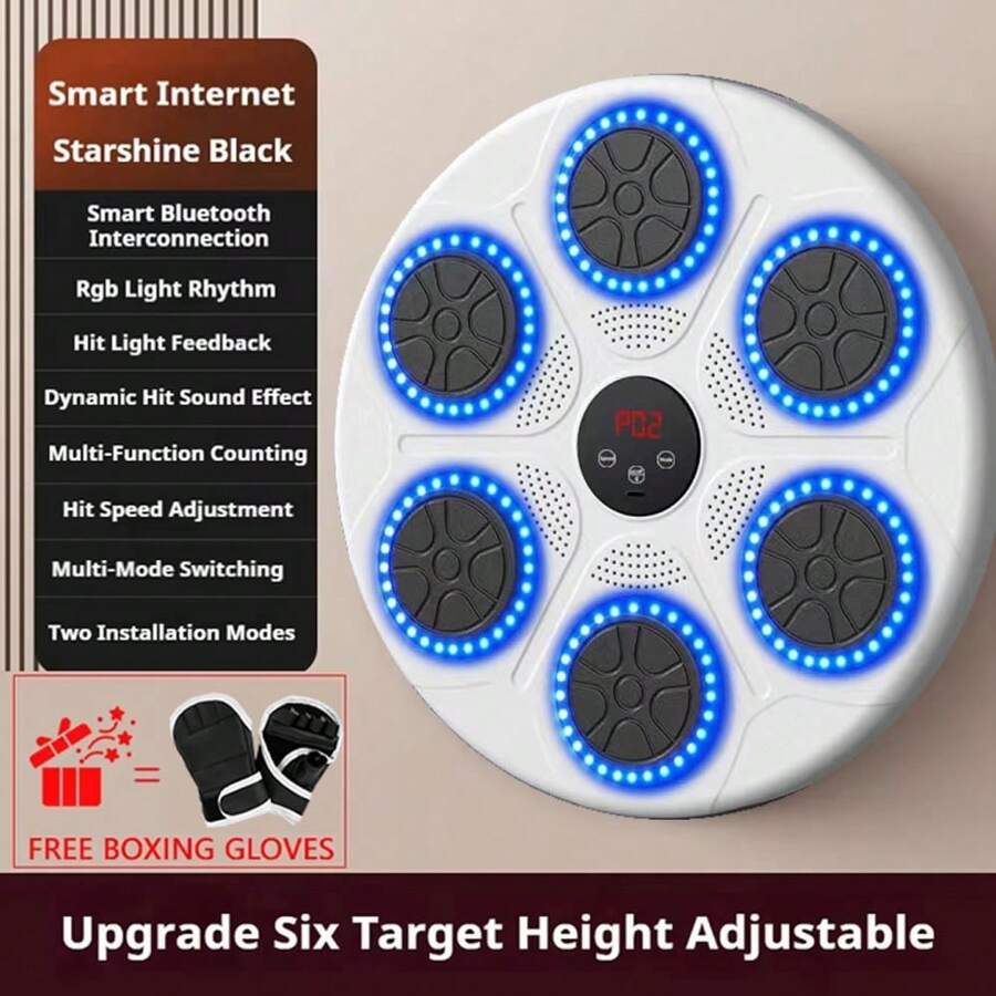 New Music Boxing Machine Smart Bluetooth Wall Mounted Music Boxing
