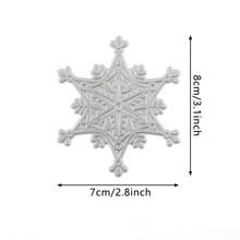Weihnachten Glimmer Heißfolienplatte, Weihnachtselche, Schneeflocken, Weihnachtsbaum, Frohes Neues Jahr, Frieden auf Erden, Stille Nacht, Weihnachtskranz, Metallfolienplatte für Kartenherstellung, DIY Scrapbooking, Weihnachten