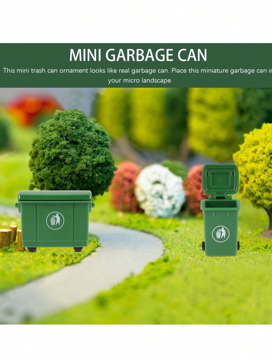 Mini Creative Toy Garbage Bin Trash Can Model Toy For