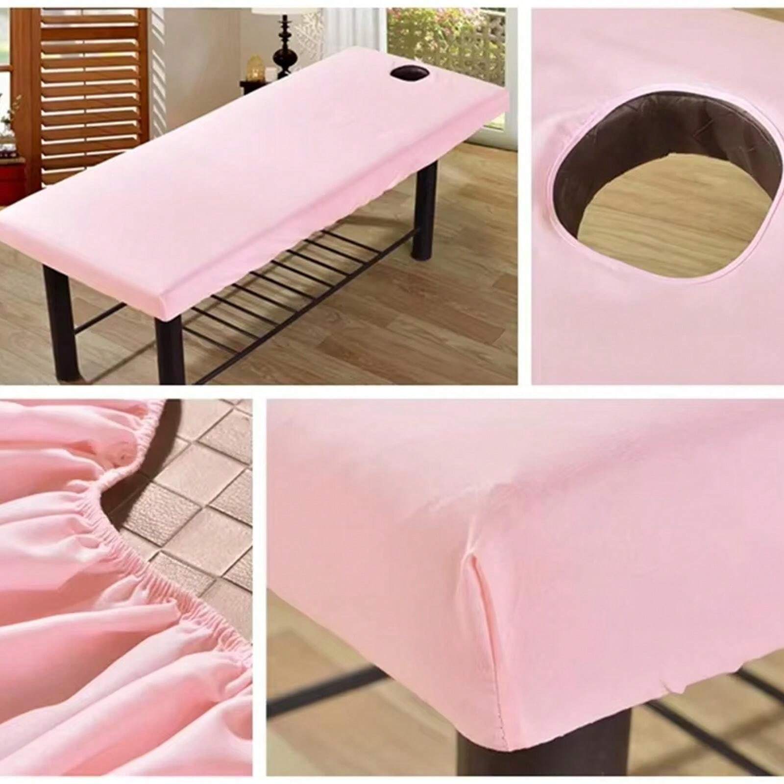 TOEDO Massage Table Bed Fitted Sheet Pure Color Beauty Bed Cover Beauty