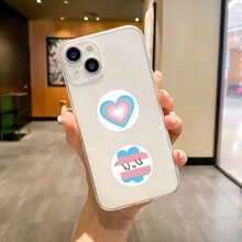 500 miếng dán tự hào chuyển giới cuộn nhãn dán vinyl cho sổ lưu niệm nhật ký máy tính xách tay ván trượt chai nước điện thoại máy tính phim hoạt hình anime - Nhiều màu - Xem 4