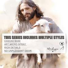 3 件无框，圣经故事装饰画套装，圣诞海报套装，复古肖像和风景装饰画，现代帆布印刷艺术，非常适合卧室和客厅装饰，无框 - 22 - 查看 9