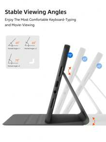 Ốp lưng DANYCASE tương thích với Infinix XPAD 11 inch Ốp lưng đầy đủ cho Infinix XPAD Bao da từ tính bảo vệ chống rơi toàn diện có thể gập lại - màu đen - Xem 3