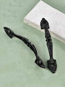 4 件装橱柜门、欧式把手、衣柜、抽屉、门把手、简约橱柜、复古把手 - 彩色 - 查看 3