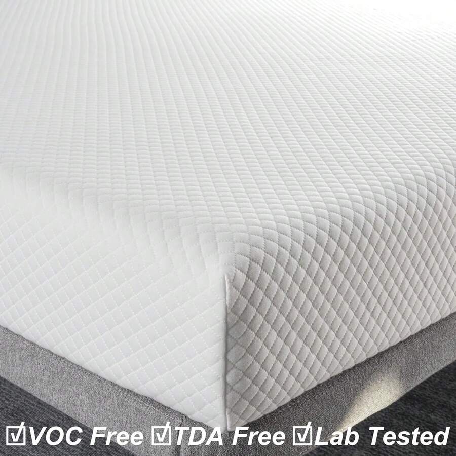 Memory Foam Mattress, Gel Foam Mattress With Breathable Cover, Bed In A