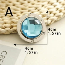 1pc Foldable Purse Hook Floding Handbag Hanger Bling Rhinestone Bag Holder For Table Desk, Purse Hanger, Purse Hook, Bag Hanger, Bagnet Purse Magnet, Bag Hook, Purse Hook For Desk, Bag Hooks For Tables