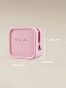 1pc Makeup Tool Storage Pouch, Waterproof And Dirt-Resistant, Compact For Accessories, Cosmetics And Makeup Tools - Yellow - View 5