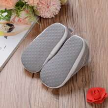 Baby Soft Soles Casual Shoes, Boys Girls Cotton Non-Slip Autumn/Winter Warm Sneakers - 灰色 - 查看 4